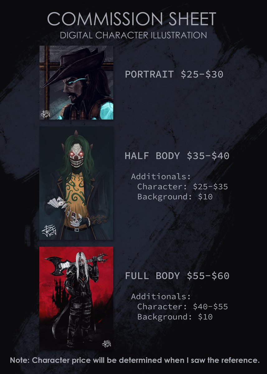 ArtificeJoker's tweet photo. 🃏Commissions Open🃏
RTs are Appreciated😊

just DM me if you're interested or
reply if you have any questions.

Thank you for the support 🤗
#opencommissions #commissionsopen #commissionopen https://t.co/K9DBsHiAhA