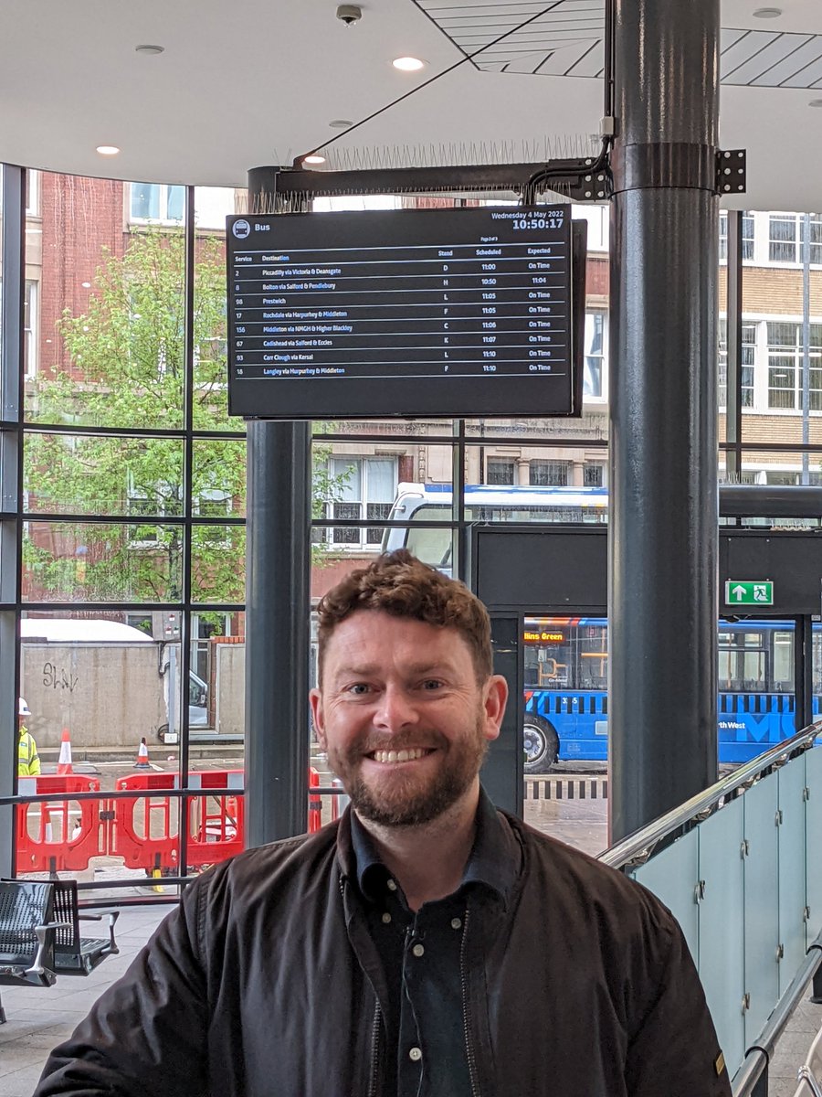 InterregREFORM's tweet image. Last video shots for our REFORM Videos today with #TfGM in Manchester.