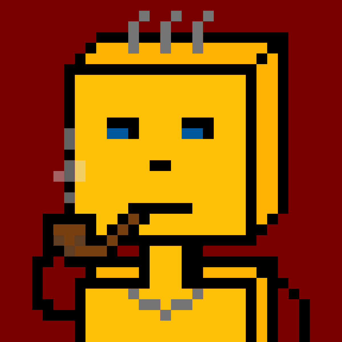 "Robosam #6" (love to pipe) is now available on 
<a href="/opensea/">OpenSea</a>
-
Price : 0.01 #eth
Edition : 1/1
-
Robot life with Robosam🤖💯
-
Link:
opensea.io/assets/0x495f9…
-
#NFTGiveaways #NFTartist #NFTCommumity #NFTdrops #pixelart #Robots #nftdrop #nftart #EthereumNFTs #NFTeth #pixelartnft