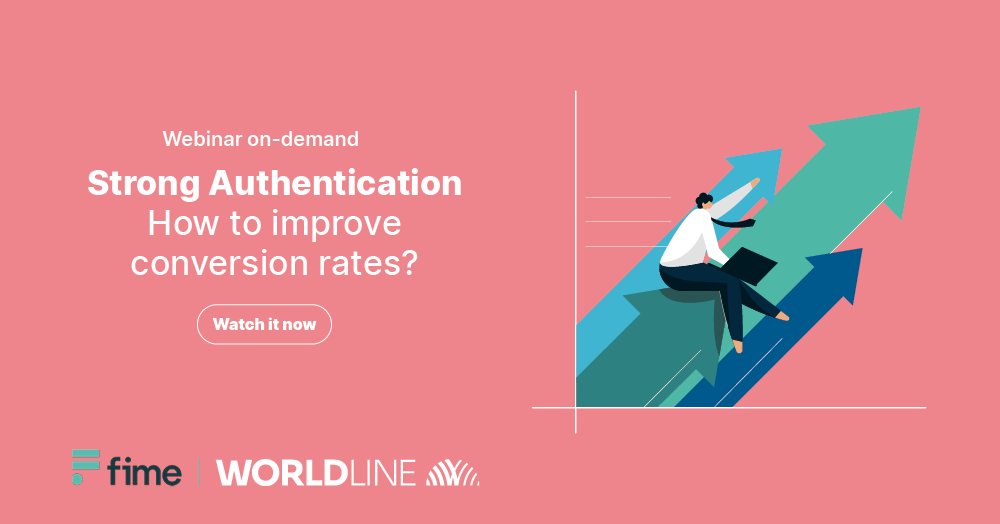 WorldlineFS's tweet photo. Are you curious to discover how #StrongCustomerAuthentication impacts the payment industry? Our webinar in collaboration with @FIMEnews is right now available on our BrightTALK channel. Discover how to improve your conversion rates! https://t.co/fJvkYyRbNL https://t.co/3eYuQCAyAN