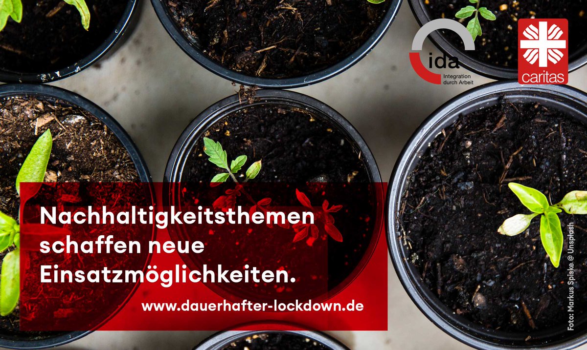 Soziale Betriebe mit gesicherten gesetzlichen Rahmenbedingungen könnten einen besonderen Tätigkeitsschwerpunkt beim Thema
Klimaschutz und Nachhaltigkeit haben. Alle #BAGIDA Forderungen #DauerhafterLockdown: dauerhafter-lockdown.de #Langzeitarbeitslos #WiederInArbeit #Perspektive