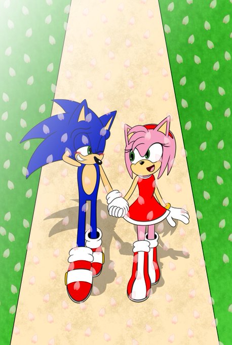 Charuzu2712 on X: Sonamy Movie 🌸🌺💙 #SonicTheHedgehog2 #SonicMovie2 # SonAmy  / X