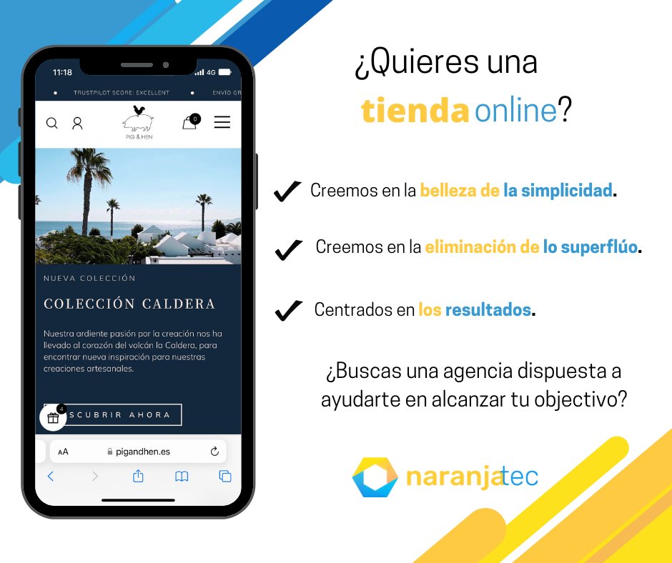 Naranjatec's tweet photo. Actualmente hay 29,6 millones de usuarios de comercio electrónico en España. ¿Cómo va su tienda online? 

En Naranjatec nos gusta ayudarte a desarrollar una tienda online profesional. https://t.co/NhKznBEJ0Y