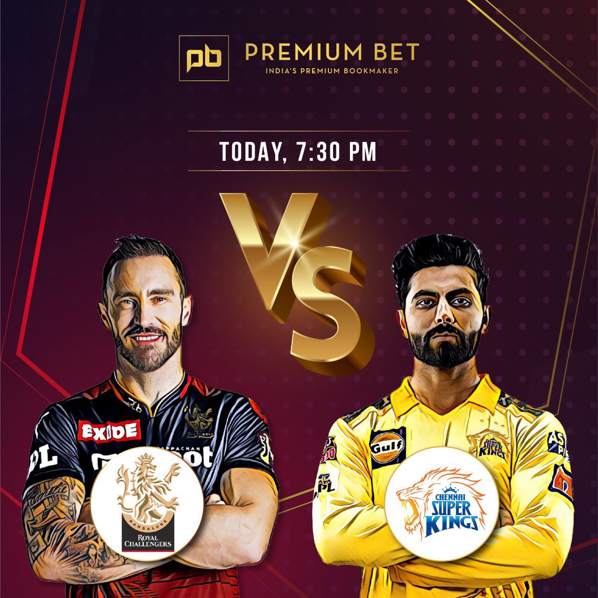 PBExch's tweet photo. Royal Challengers Bangalore VS Chennai Super Kings

Guess who will win?

#RCB #CSK #RoyalChallengersVSSuperKings #cricket #ipl #cricketlovers #cricketfans #cricketfever #t20 #cricketmerijaan #cricketer #2022 #fun https://t.co/Zc80h1sAb4