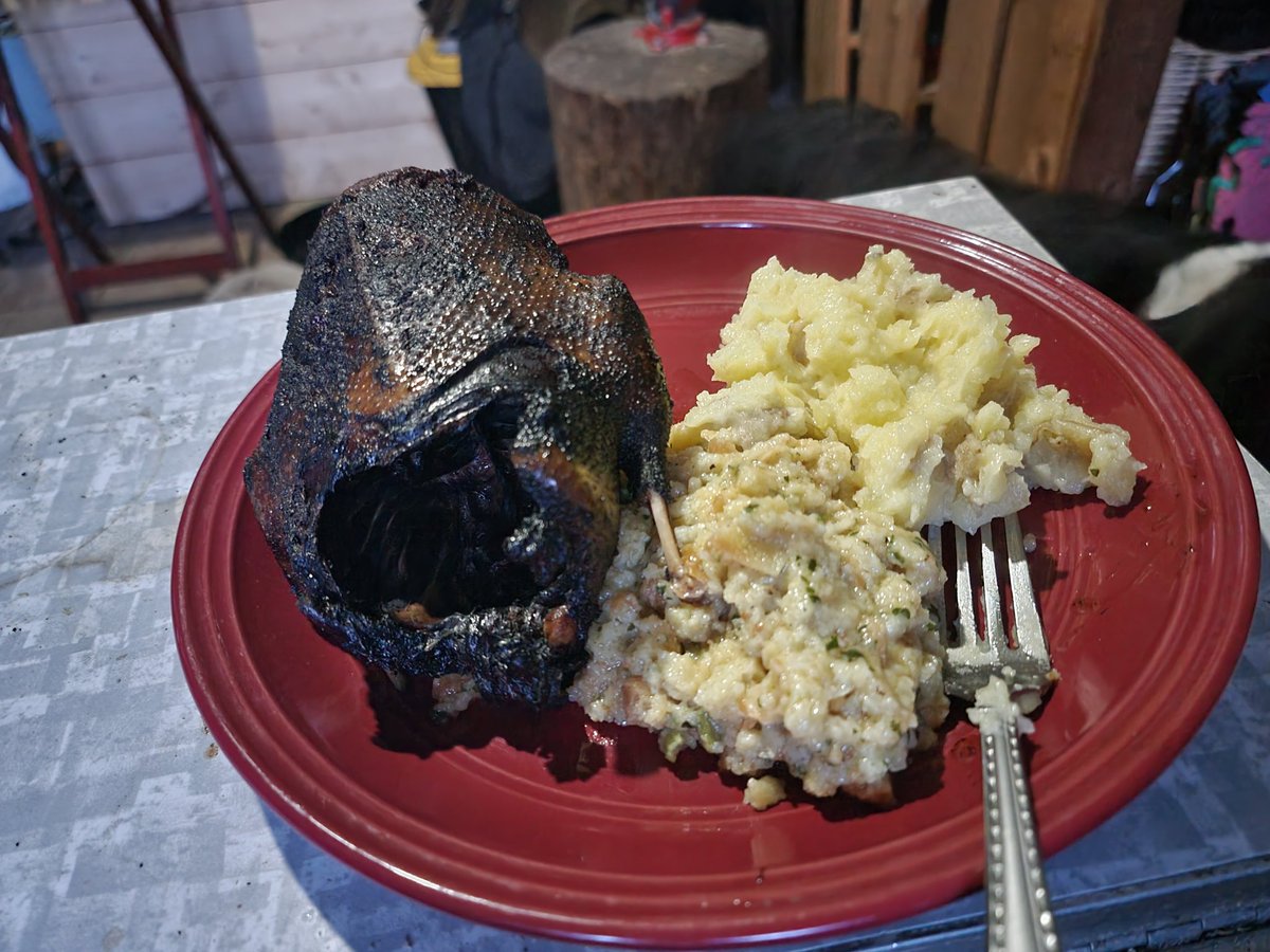 MattieYukon's tweet photo. Smoked duck for dinner. It's a good life. #grateful #wildfed https://t.co/oHxQuuf12r