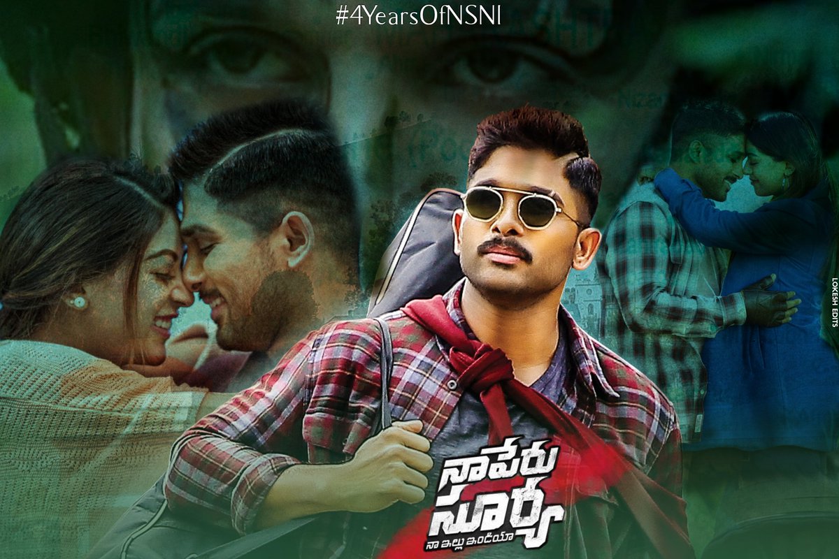A_LokeshEdit's tweet photo. #4YearsOfNSNI One Of The Hardest Character in Bunny Boy Filmography 💥

@alluarjun @Anuoffl 
#NaaPeeruSuryaNaaIlluIndia
#AlluArjun || #PushpaTheRule https://t.co/7YXDLBJ9FY