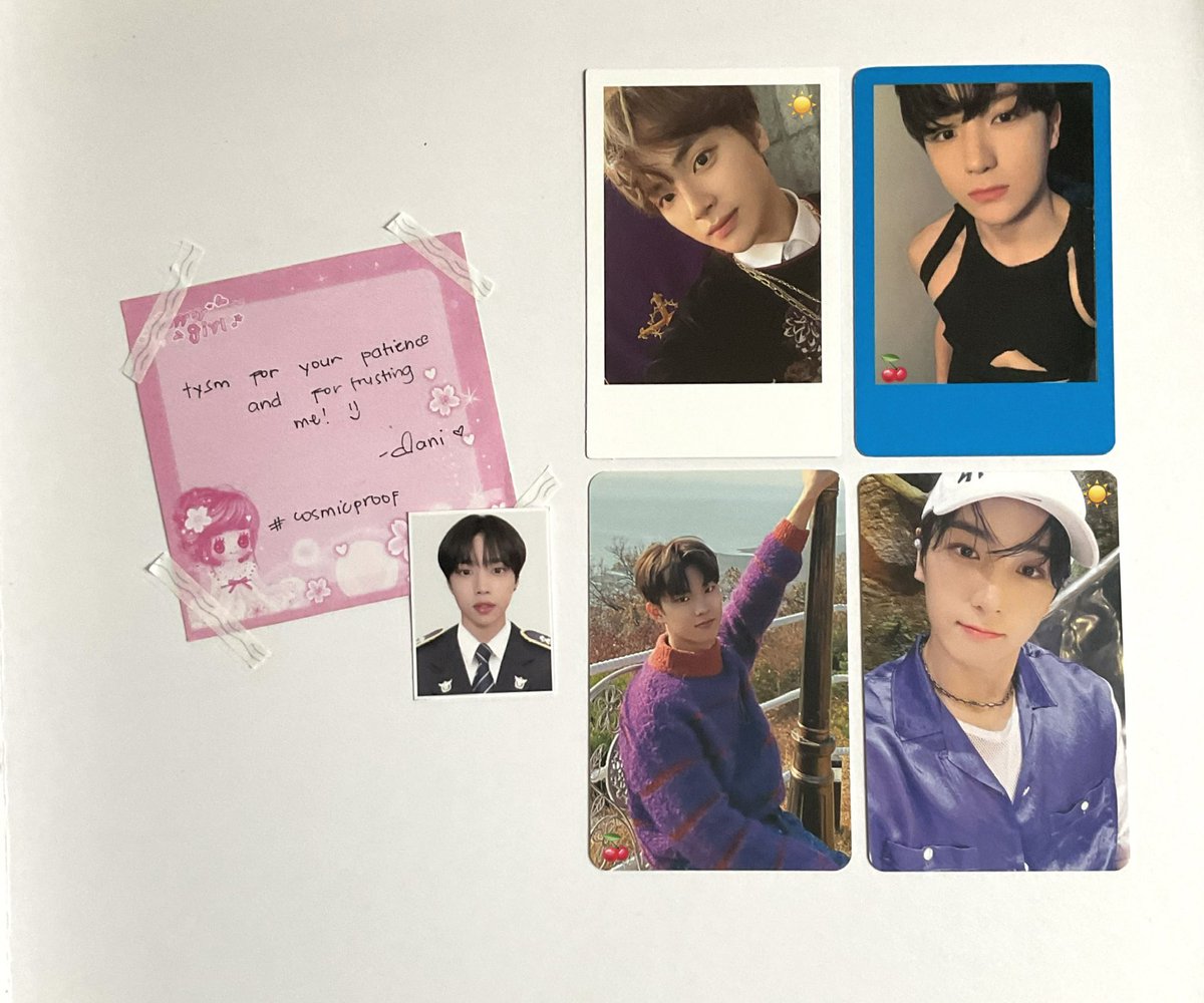 onewoozi's tweet photo. π happy mail !! κ° #cherrysunmails κ±
β hi @cosmichauls tysm for the secured packaging + vv smooth and fast transaction !! also sa haksus din pala na pinilit ko iuwi laview pi talaga π«Άπ» till our next budol π
#cosmicproof https://t.co/Ey1SdKhPLL