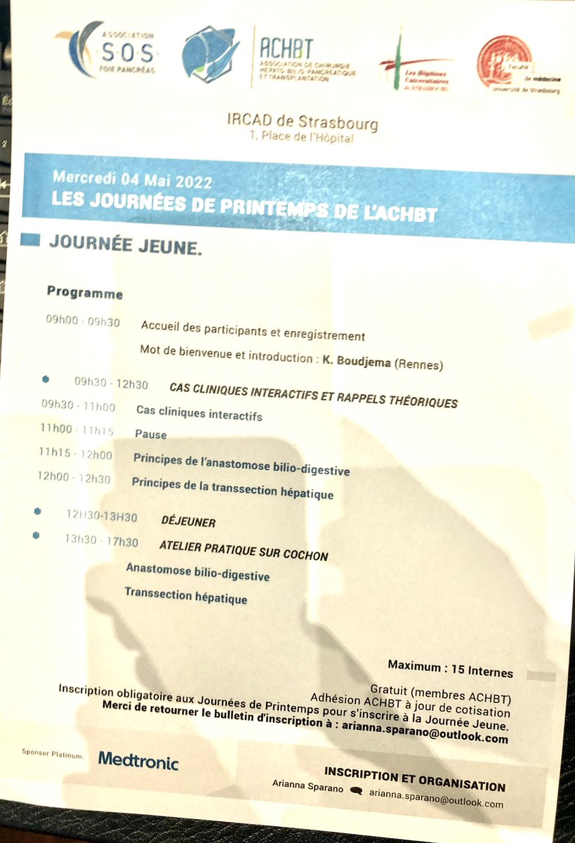 fabmuscari's tweet photo. Journée @ACHBTJeunes à Strasbourg @ircad https://t.co/2aqTs1oiei
