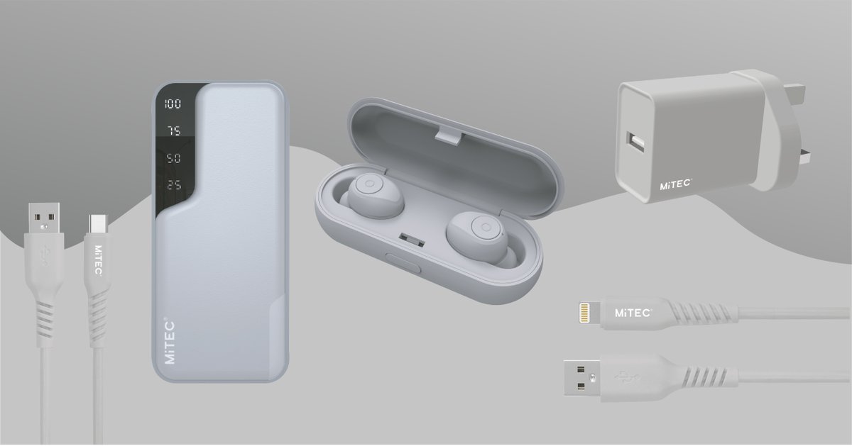 MiTECUK's tweet photo. Power-up in Style! 🗻⚡

Our Stone Grey collection is not only super-fashionable, but super-functional too, providing a streamlined and reliable charging experience, every time.

➡🛍 Discover the Stone Grey collection, online at https://t.co/1q15Qob4VM #Linkinbio

#MiTEC https://t.co/vI9kuDEpBn
