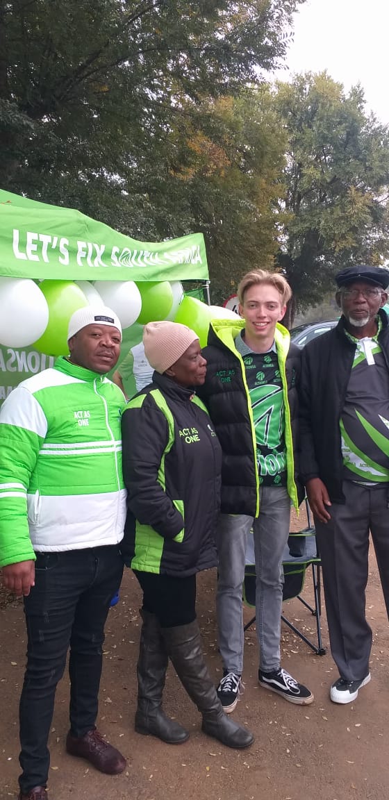 thevoicetshwane's tweet photo. ActionSA volunteer teams out to support ๐๐ฎ๐ป๐ป๐ฒ๐ ๐๐ผ๐ฒ๐๐๐ฒ๐ฒ to win Ward 96.@Rambohannes @mark_boikanyo @VivaGymSA @RekordNewspaper @IOL
@ngdoornpoort @hammaskraal
@beeld @HermanMashaba
#LetsFixWard96
#VoteHannesCoetzee๐ค
(Thread).... https://t.co/bGMD3Tlfa2