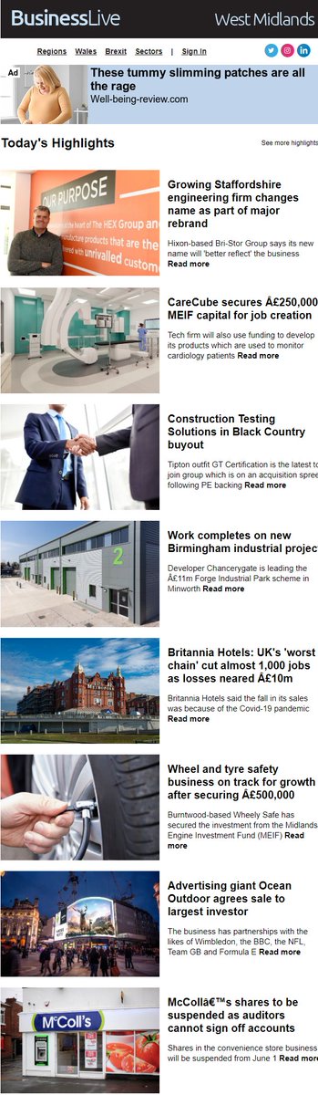 BusinessLive West Midlands (@businesslivewm) on Twitter photo Happy Hump Day 🐪🐫 Here are Wednesday's #WestMidlands headlines from BusinessLive
🔵Rebrand for <a href="/BriStorSystems/">Bri-Stor Systems</a>
🟡<a href="/MidsEngInv/">MEIFBBB</a> backs CareCube for job creation
🟠<a href="/CTStestingltd/">CTS (Construction Testing Solutions)</a> in #BlackCountry buyout
Read these & more here 👇👇
tinyurl.com/2p9b8c56 Happy Hump Day 🐪🐫 Here are Wednesday's #WestMidlands headlines from BusinessLive
🔵Rebrand for <a href="/BriStorSystems/">Bri-Stor Systems</a>
🟡<a href="/MidsEngInv/">MEIFBBB</a> backs CareCube for job creation
🟠<a href="/CTStestingltd/">CTS (Construction Testing Solutions)</a> in #BlackCountry buyout
Read these & more here 👇👇
tinyurl.com/2p9b8c56