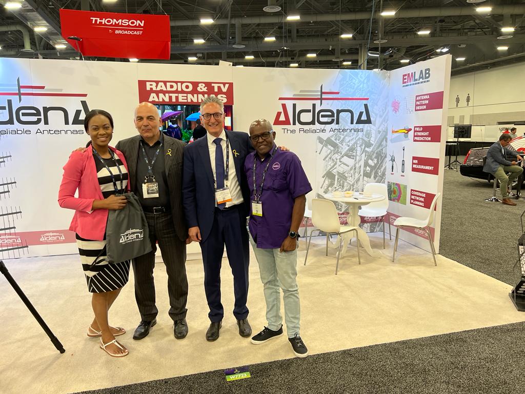 AldenaBroadcast's tweet image. An amazing #NABshow! 🇺🇸🗽
It was great to be back, see you next year! @NABShow 
#ALDENA #antenna #broadcastengineering #radio #DVBT2 #broadcasting #digitalradio #EMLab #DABplus #DABradio
