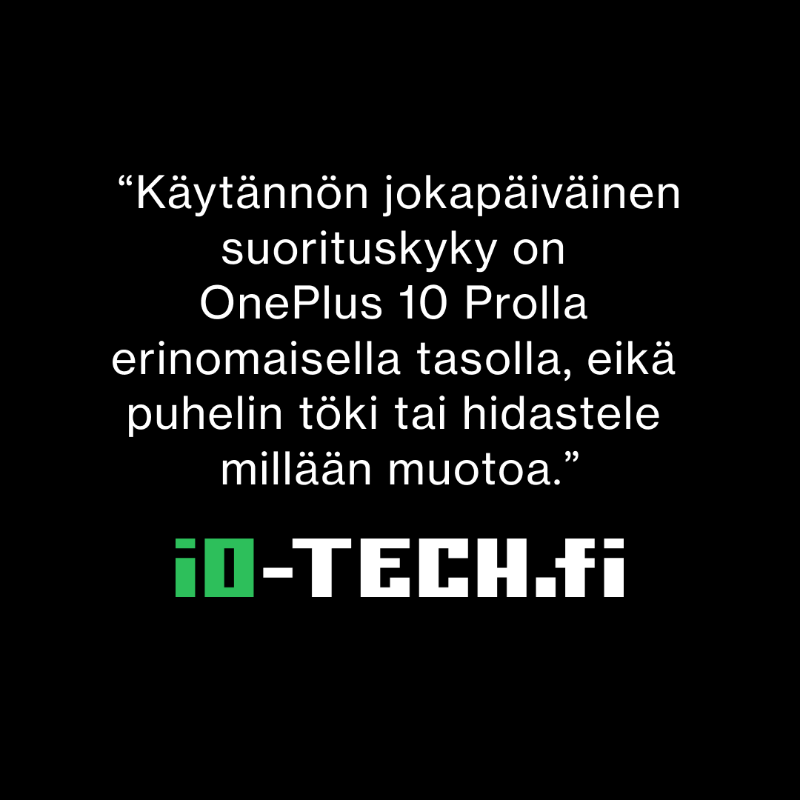 OnePlus_FI's tweet photo. "Käytännön jokapäiväinen suorituskyky on OnePlus 10 Prolla erinomaisella tasolla, eikä puhelin töki tai hidastele millään muotoa." - @iotechfi

Huippuluokan 10. sukupolven lippulaivapuhelin OnePlussalta 💯

#OnePlus #NeverSettle #OnePlus10Pro #CaptureEveryHorizon #Hasselblad