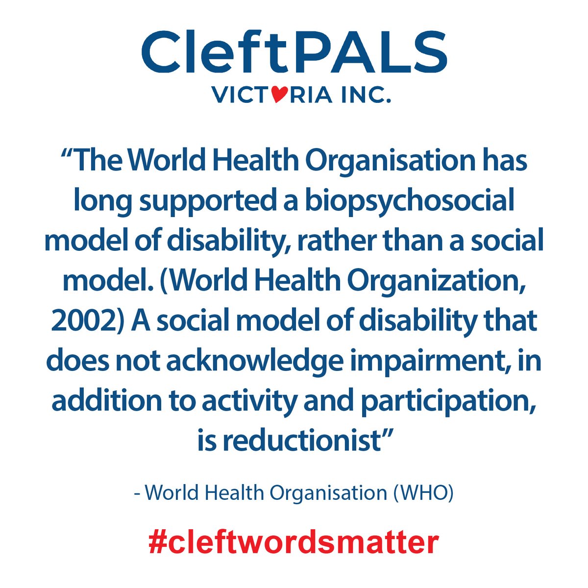 CleftpalsV's tweet photo. We draw attention to NDIS view of care vs. the experts' view of care. 

Full statement here.  Thank you for saying what needs to be said, @ProteaTherapy 

https://t.co/RVj1ny8lrr

@Mark_Butler_MP @billshortenmp 
@Anne_Ruston @lindareynoldswa 
 
@9NewsAUS @GuardianAus @theage https://t.co/LdBMY0oe51