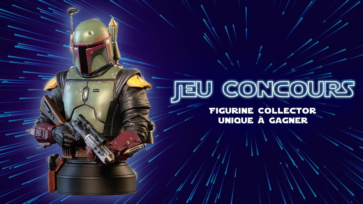 🛑 MAY THE 4TH BE WITH YOU 🛑 

Tentez de gagner un buste collector Boba Fett avec Pleio à l'occasion du Star Wars Day ! Pour participer :

✅ Suivre notre compte IG <a href="/Pleio_games/">Pleio Games</a>
✅ Liker la publication du jeu

Vous avez jusqu'au 21 Mai🤗

#MayThe4thBeWithYou 
<a href="/bouyguestelecom/">Bouygues Telecom</a>