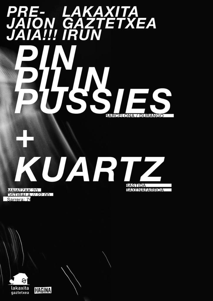 lakaxita's tweet photo. Hartu rotulki bat eta apuntatu eskuan (gure super zigiluekin bezala jsjsjsjs)

PRE JAION maiatzak 20 - 20:00etan
🎸 PINPILINPUSSIES + KUARTZ 
💶 7 euro https://t.co/68dSuypxLD