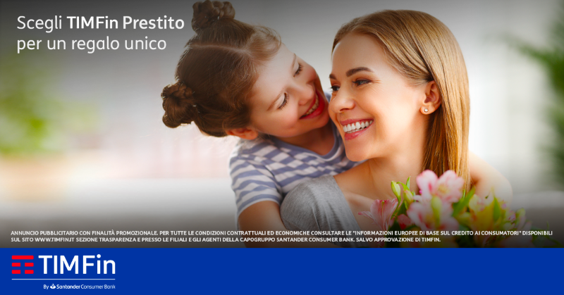 TIM_Official's tweet photo. La #FestadellaMamma è vicina! 🌹 Non c'è momento migliore per regalarti o regalare qualcosa di unico con #TIMFin Prestito. Visita il sito e scopri tutti i vantaggi 👇