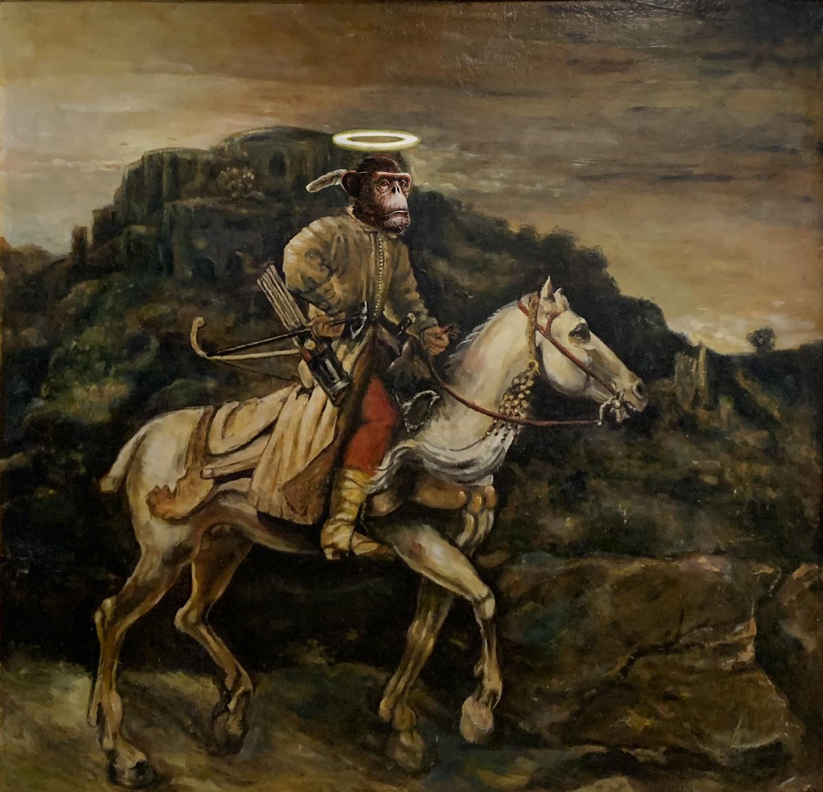 ADALoc8or's tweet photo. Intrepid explorer Fleming de Balboa, off to find out what all the fuss is about over in Dist #11 @the_ape_society @theapecommunity #CNFT #ADA #Dist11 https://t.co/fRZiQc94o0