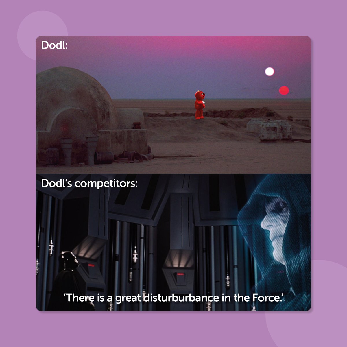 DodlApp's tweet photo. Investing needn’t be like taking on The Sith!

Happy #StarWarsDay, Dodlers… #MayThe4thBeWithYou 🙌 https://t.co/FgHd6mPUy2