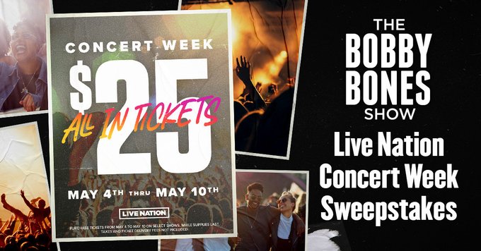 LAST 5 DAYS TO ENTER ends 5/8/2022 
Win a trip of your choice to see either Brad Paisley, Brooks and Dunn, Dierks Bentley, Keith Urban, Luke Bryan, Maren Morris, Tim McGraw, or many others  
enter here  https://t.co/lvVuJa19xb   
TO WIN Round trip air 
2 nights hotel
2 tickets https://t.co/nRge86KP1E