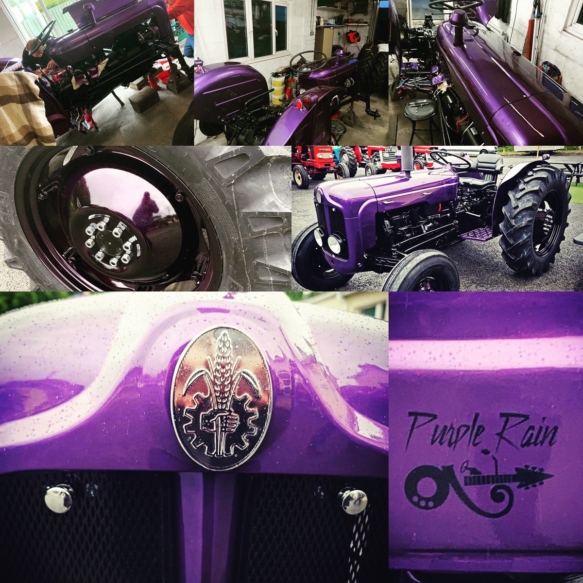 Purple Tractor Girl tweet media