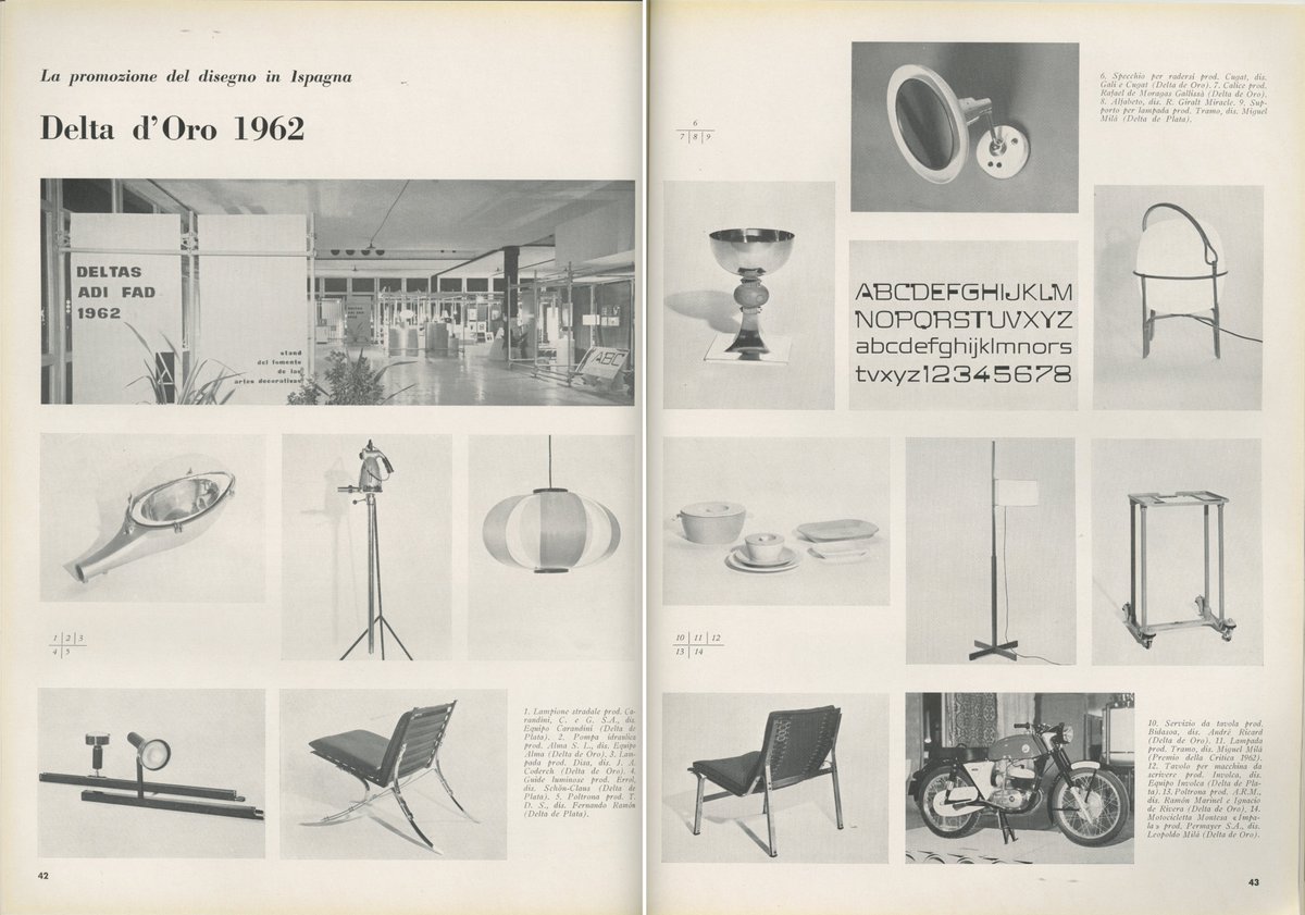 dissenydoc's tweet photo. En el núm. 41 de la revista #StileIndustria de 1963, els #premisDelta i els Compasso d'Oro italians de 1962, mostraven el #disseny de tots dos països.
De les nostres #revistesdedisseny
From Our #designmagazines
De nuestras #revistasdediseño
Biblioteca històrica del @fadbarcelona https://t.co/vrDd7pU6lm