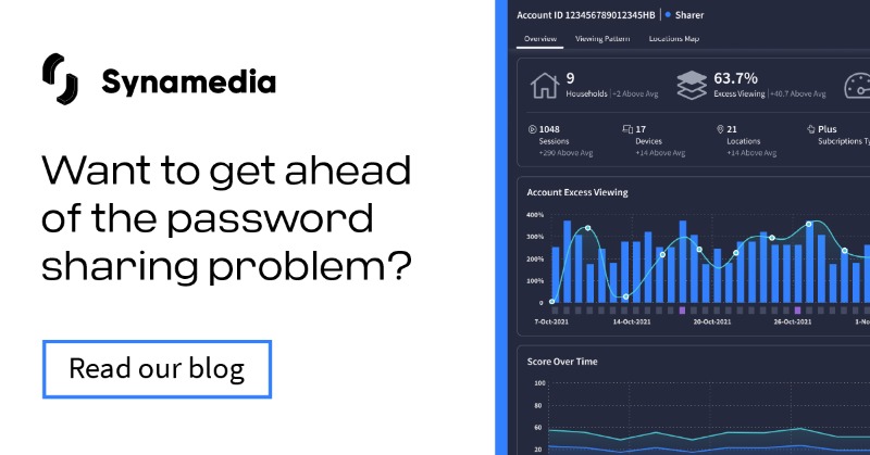 SynamediaVideo's tweet photo. Could this be the end of password sharing as we know it? Discover how much password sharing is costing your business and what you can do about it. Read our blog: https://t.co/m4NAKFb4Ps
#passwordsharing #credentialssharing #OTT #contentpiracy