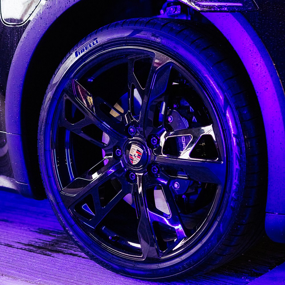 This #StarWarsDay, we decided to borrow <a href="/SamuelLJackson/">Samuel L. Jackson</a>'s purple lightsaber to help illuminate our Porsche Taycan photoshoot  💜⚔  Masterful!

#MayThe4thBeWithYou
