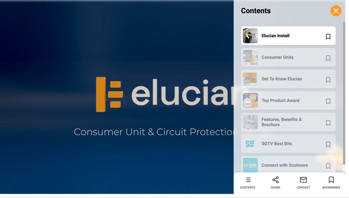 voltimumuk's tweet photo. Elucian from Scolmore, meet the range in this interactive video.
Click through 7 chapters, download vital info, find exactly what you need without leaving the video!
Short, simple, slick, stylish!
@ClickScolmore
#Interactive #ForTheTrade
https://t.co/fMhy9PGvTf https://t.co/BXOvu4xlzd