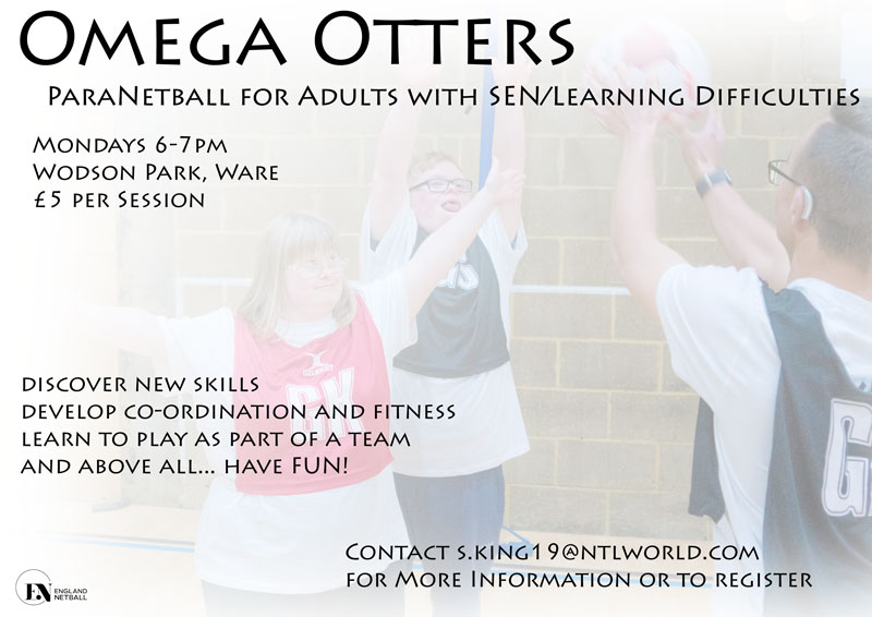 Have you heard about our inclusive netball sessions for people aged 16+ who have special educational needs and/or physical disabilities? 

We believe in helping all our athletes develop fitness, co-ordination and ball skills to the best of their ability.