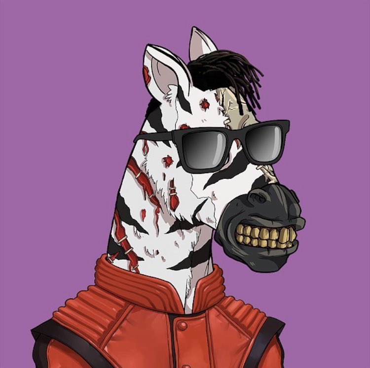 gamenftmak's tweet photo. Zombie Zebras is a collection of 3333 NFTs.
Owning a Zombie Zebra gives you exclusive access to members-only benefits spanning both the digital and real world.
Holders of 2 Zombie Zebras will get 1 free NFT.
Floor Price: 0.033 ETH
You can MINT NOW on OpenSea!
#NFT #NFTs https://t.co/BzS8LxEZPq