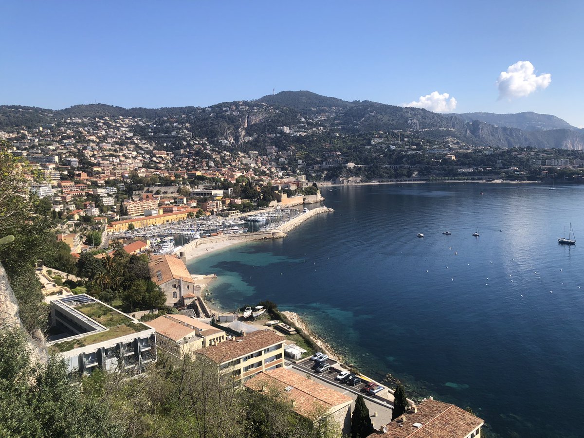 Beautiful view of NICE #Drive to Monaco 🇲🇨 continue. Please don’t asked how long it going to take. the tour guide is just the best #ICN2022.