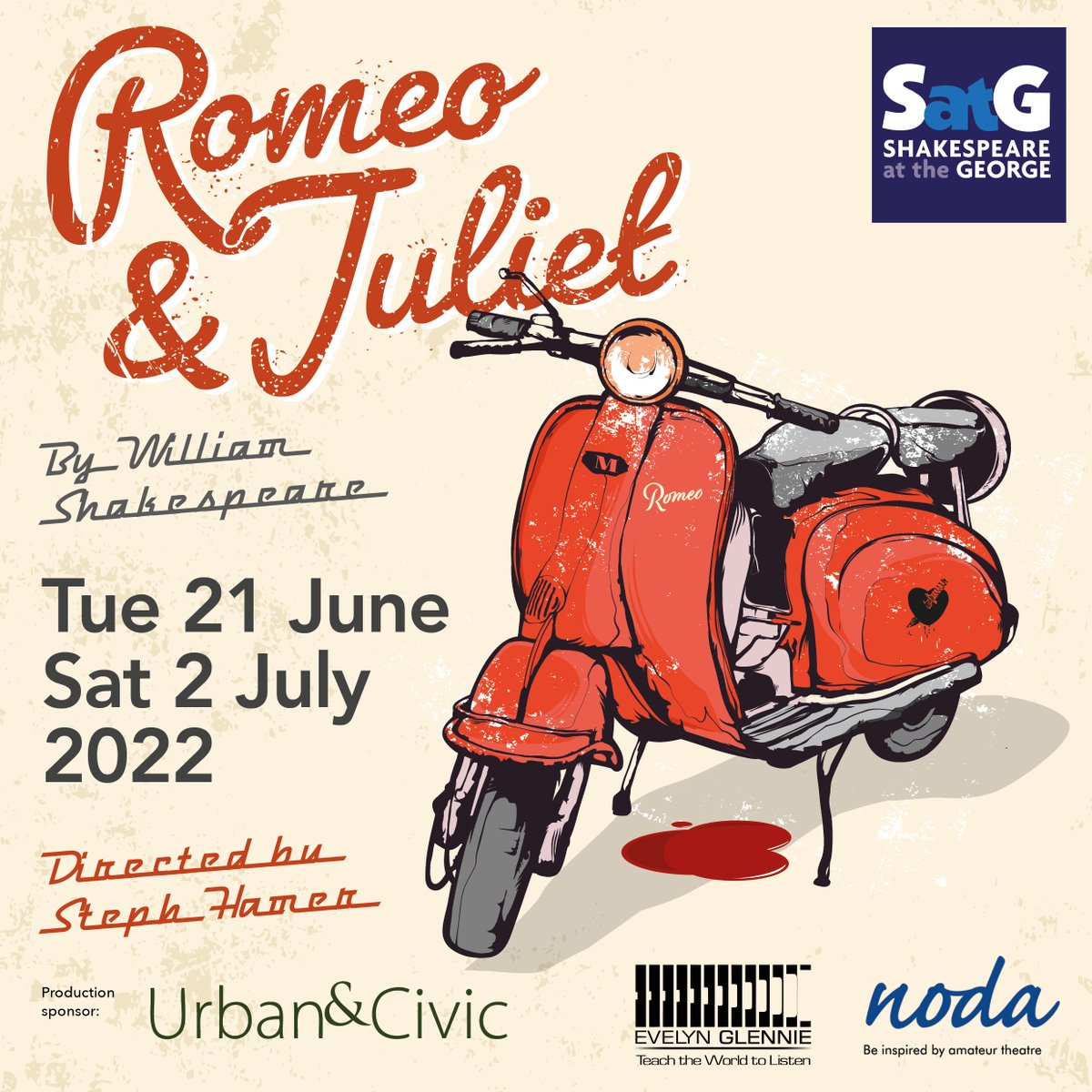 SATG_Huntingdon's tweet image. This week is Deaf Awareness Week (DAW) and this year&apos;s theme is Inclusion. @DameEvelyn Glennie is helping to fund the @Stagetext captioning for the Thursday 23 June performance of Romeo &amp;amp; Juliet.
satg.org.uk/tickets 
#StageTEXT #TeachTheWorldToListen #Inclusion #SaTGRJ
