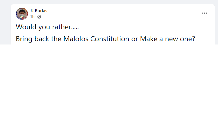 Jasnoza's tweet image. a BIG YES and make some changes that fit in modern world. FYI 1899 Malolos Constitution is the FIRST PHILIPPINE REPUBLIC UNITARY-PARLIAMENTARY SYSTEM form of government. kaya wag sasabihin sa akin na hindi bagay ang parliamentary system sa pilipinas #SystemMatters #Parliamentary