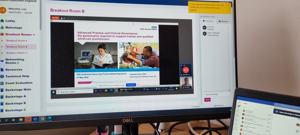 lbuckle01's tweet photo. Up next @NHSHEE_SWest #APNetworkSW is @VOriolo talking about #AdvancedPractice governance & why it is important https://t.co/vYk3xN1fCE
