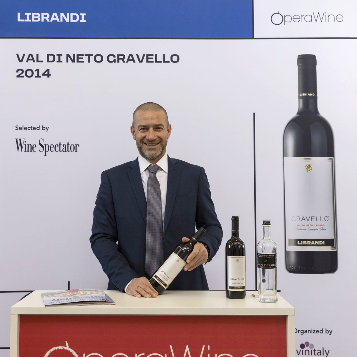 <a href="/LibrandiWine/">Librandi</a> presented their wine at OperaWine, one of the "Best Italian Wines" selected by Wine Spectator! Congratulations again! #WineSpectator #OperaWine2022 #OperaWine #wineproducer #ItalianWinery #ItalianWine #CantinaItaliana #ItalianWineLover #ItalianWineMakers