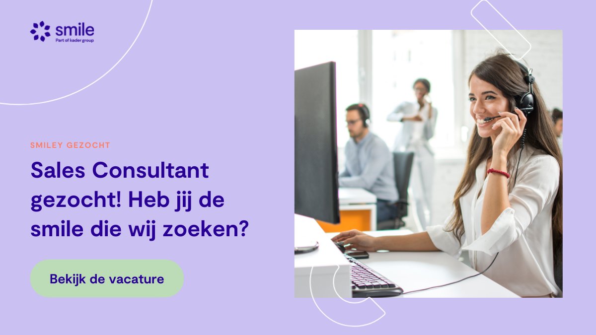 OntdekSMILE's tweet photo. GEZOCHT🔎 Sales Consultant met grote affiniteit met veiligheidskunde en digitalisering. Heb jij sales ervaring en kun je de vertaalslag te maken van businessvraag naar softwareoplossing en andersom? Dan zit je bij ons goed op je plek! Bekijk de #vacature
https://t.co/eCSZrN4EBx https://t.co/lgZOPkO4bX