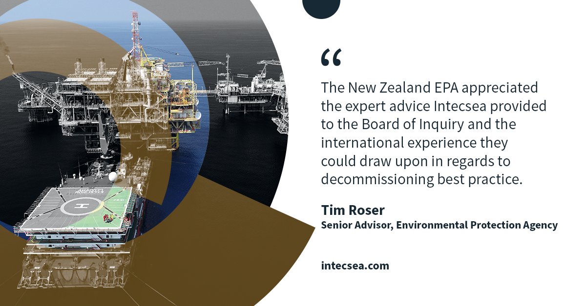 We performed an independent review of New Zealand’s first ever offshore decommissioning project to verify whether the approach aligned to international standards and best practice. Learn more here: okt.to/1KyI2N