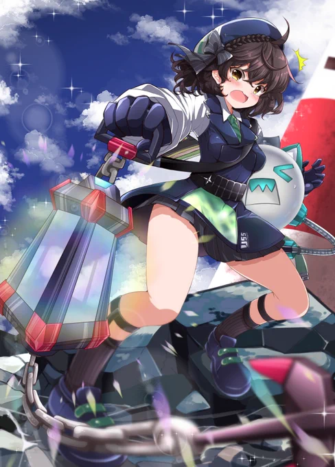 #GWはフォロワーさんが増えるらしい
#絵柄が好みっていう人にフォローされたい 
#アズールレーン 
増えたらいいなー💪😃🎨✨ 