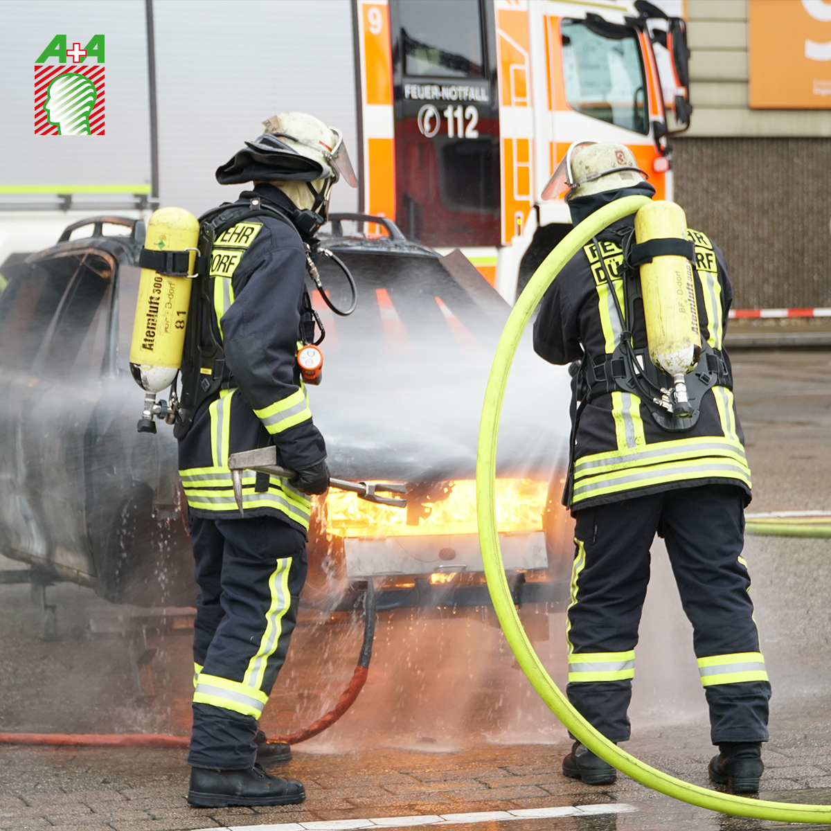 AplusATradeFair's tweet photo. Since 1999, the Int. Day of #firefighters has been celebrated on May 4.  The idea behind it: honour + recoginize all firefighters around the world.
 
At A+A, exciting live shows demonstrate how firefighting works with the latest protective equipment. 

#peoplematter #psa #aplusa https://t.co/zL43Hvw2pl