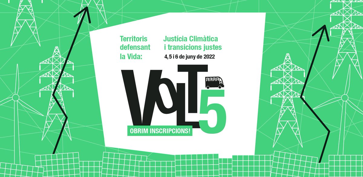 ⚡️ El #VOLT5 serà un espai de lluita, de treball col·laboratiu, de pensament col·lectiu...

🚌 Començarem el viatge a Barcelona i seguirem per Terra Alta, l’Alt Camp i el Baix Aragó.

📆 Quan? El 4, 5 i 6 de juny

➕ Info i INSCRIPCIONS xse.cat/volt-5-obrim-i…