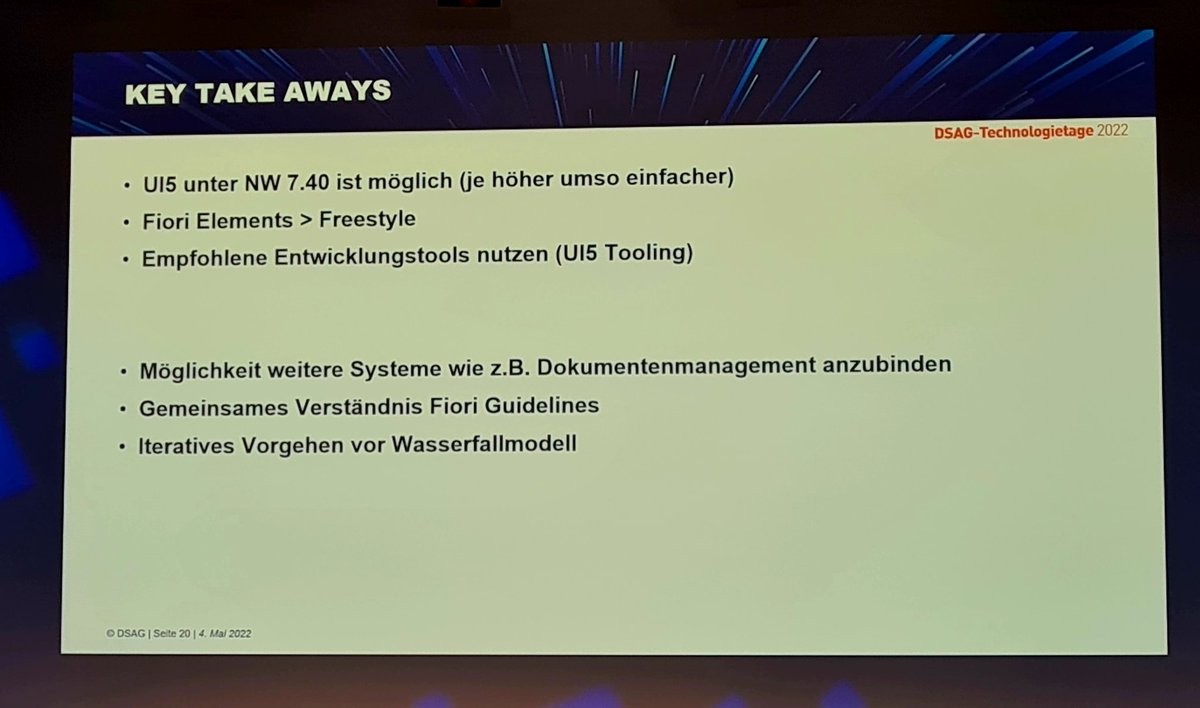 #FioriElements und UI5-Tooling... genau👍 #DSAGTT22