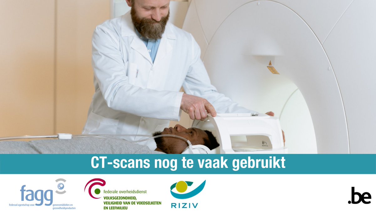 RIZIV_INAMI's tweet photo. Om schadelijke straling te verminderen, moedigen we aan om #MRIscans uit te voeren ipv #CTscans. Samen met @FAGG_be en @be_gezondheid onderzochten we of #ziekenhuizen minder CT-scans uitvoeren. Lees onze bevindingen en aanbevelingen 👉 https://t.co/W4Sz5vPDIQ https://t.co/gaOA34PW4O