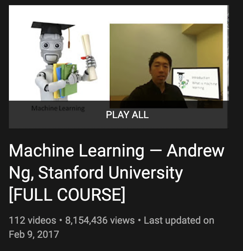 AssemblyAI's tweet image. The most legendary ML course!