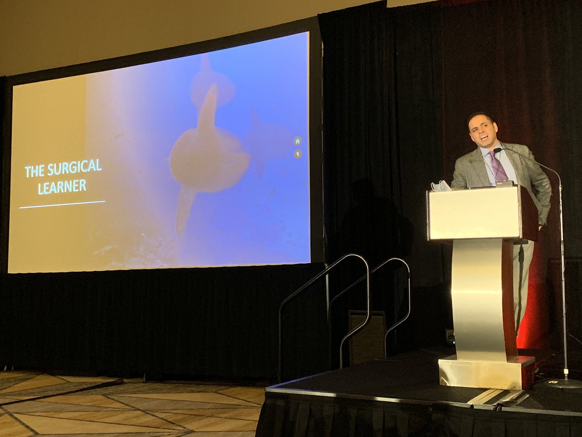#SEW2022 @Surg_Education ASE President Adnan Alseidi @HPB_Surgeon Adapting educational strategies to keep up with changes in surgery: “If you train your learners the way you were trained, then you rob them of tomorrow”