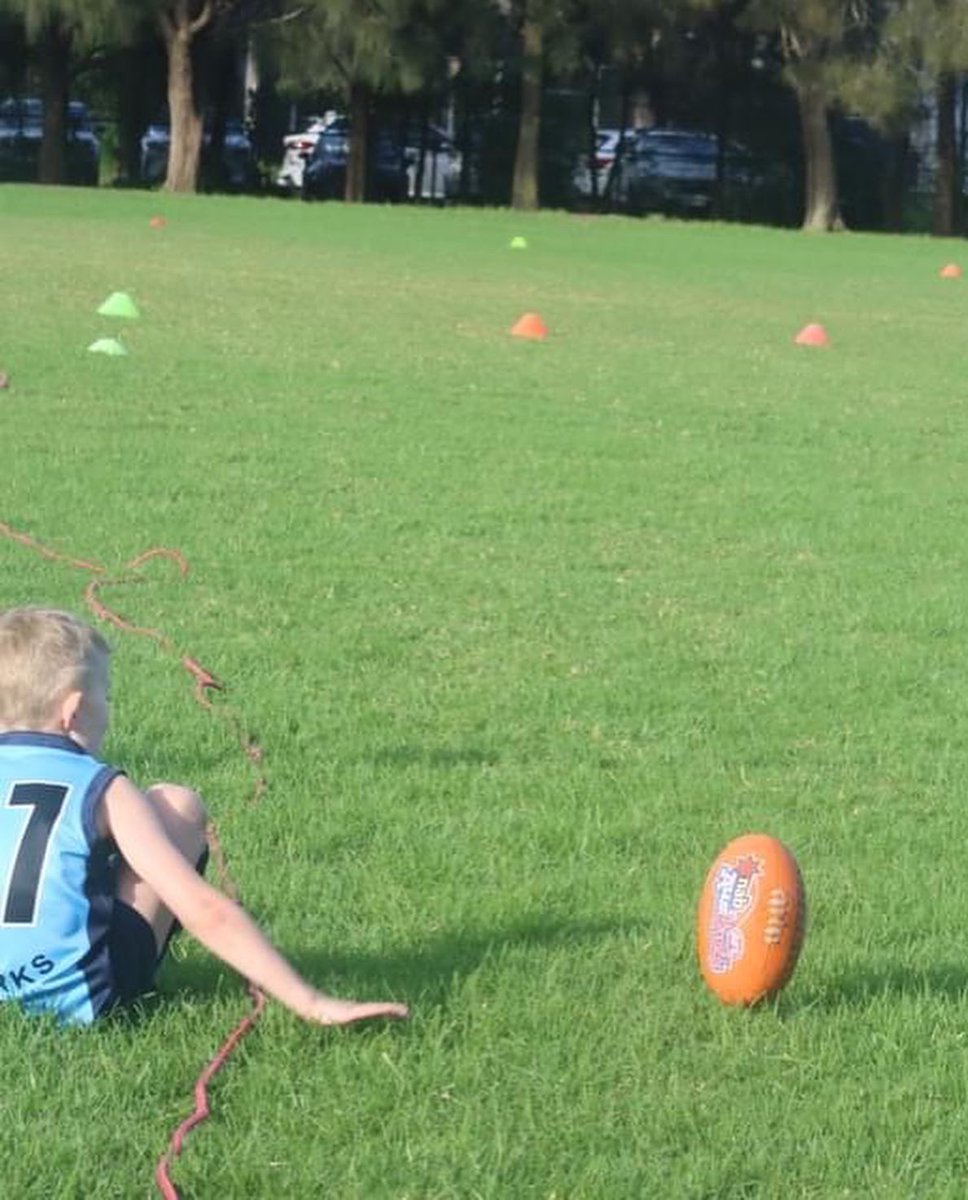 JafcSharks's tweet photo. Our @AFLAuskick kids in Action! https://t.co/MUFnDJECrw