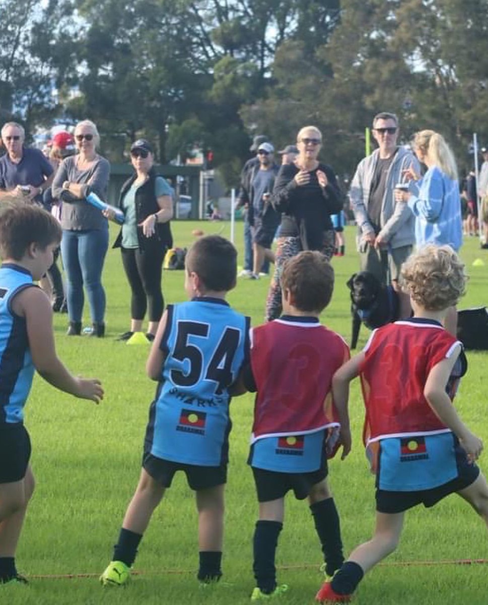 JafcSharks's tweet photo. Our @AFLAuskick kids in Action! https://t.co/MUFnDJECrw