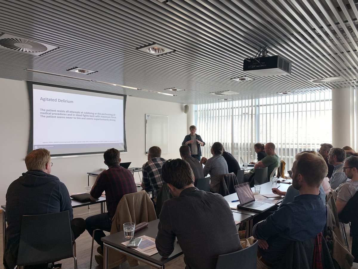drsigurdsson's tweet photo. Thanks to Erik Lindeman from @giftinfoSE for a great lecture at the Copenhagen course in the @ssai_info Intensive care education program. https://t.co/YFjlAmaCIR