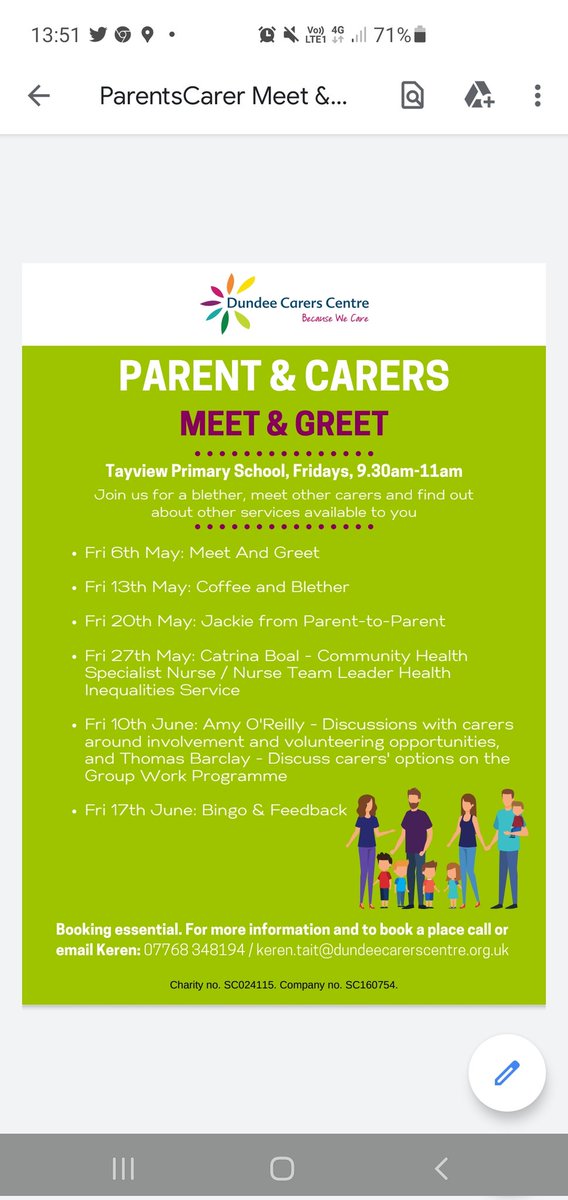 New parents support group starting Friday. Transport available from school. Contact leigh for more details 07930256891 <a href="/stclementsps/">St Clement's Primary</a>