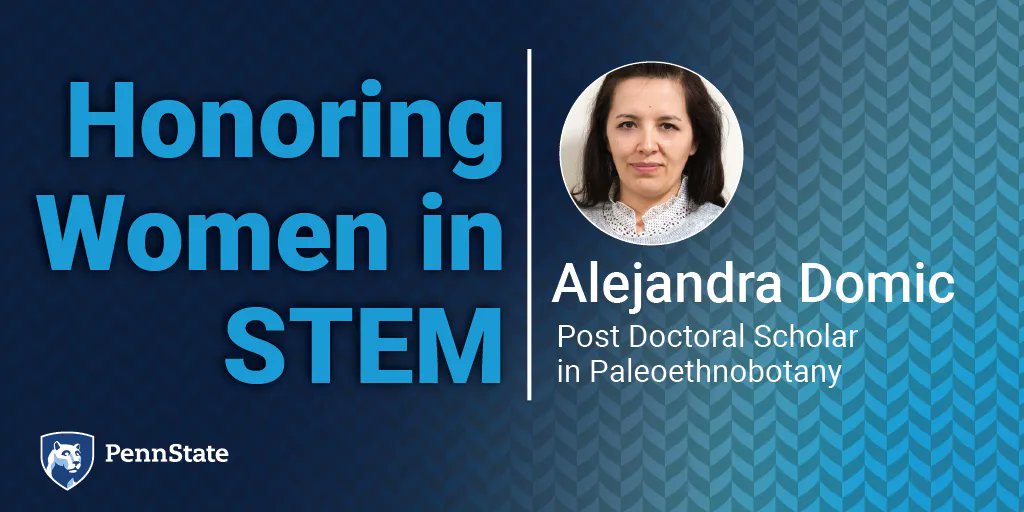 #WomenInSTEM Alejandra Domic was born in Bolivia, where STEM teaching resources are limited. Math & chemistry were not her best subjects, making her think that science wasn't a career option. She joined a doctorate program in the US, broadening her scope. iee.psu.edu/news/blog/hono…